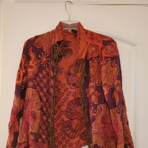 Sequin & Handcrafted Blazer